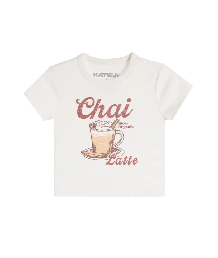 Katie J NYC Girls Chai Baby Tee Girls Casual Tops Katie J NYC