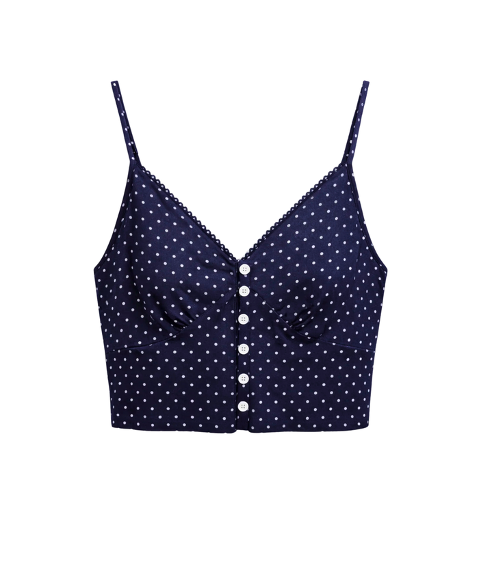 Katie J NYC Girls Clarke Polka Dot Cami Distressed/seasonal girls Katie J NYC
