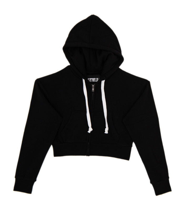 Katie J NYC Girls Dylan Crop Zip Hoodie Girls Casual Tops Katie J NYC