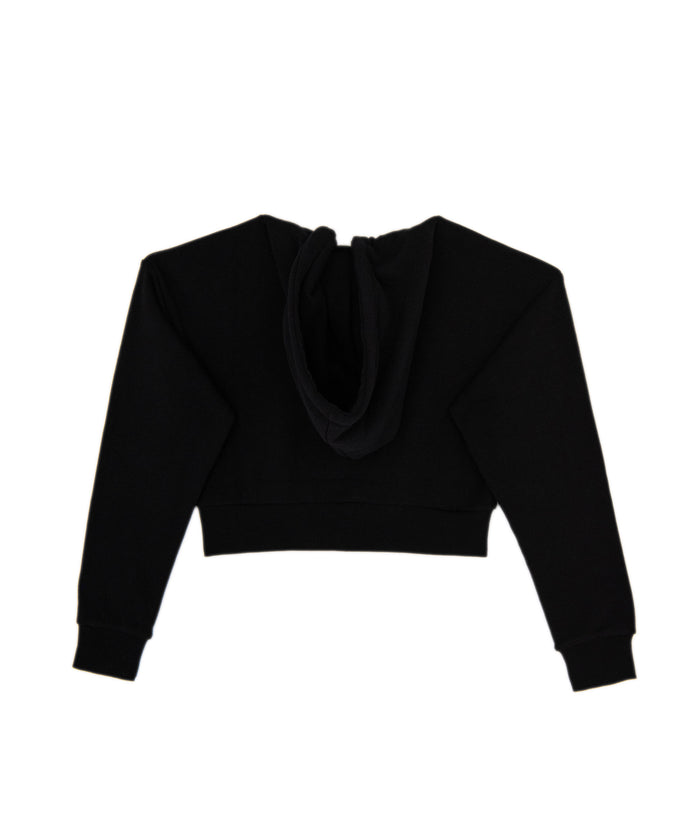 Katie J NYC Girls Dylan Crop Zip Hoodie Girls Casual Tops Katie J NYC