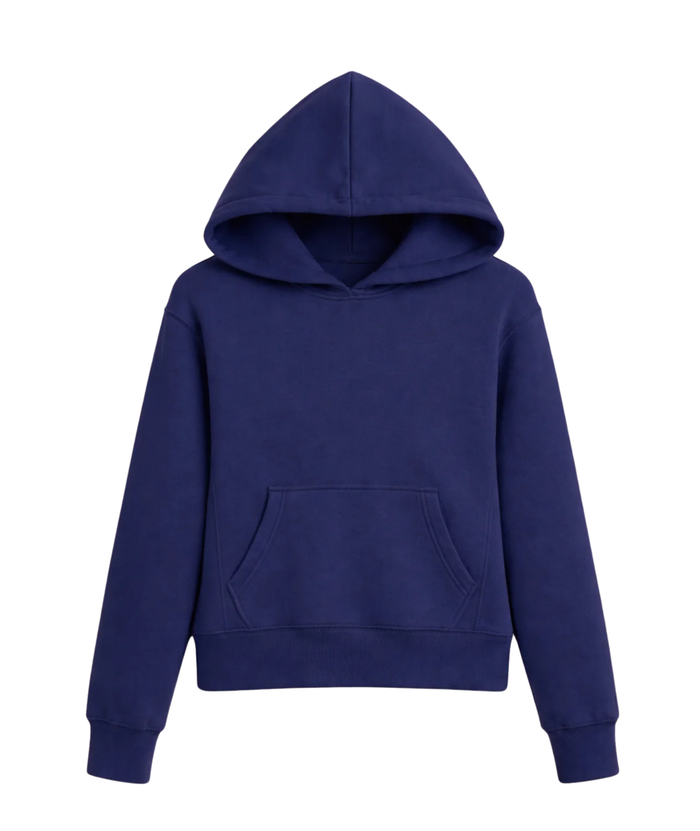 Katie J NYC Girls Dylan Hoodie Evening Blue Girls Casual Tops Katie J NYC Blue Y/S (7/8)