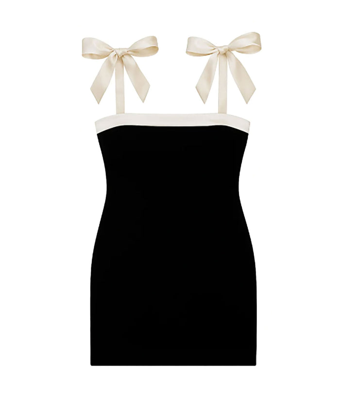 Katie J NYC Girls Edeline Dress Girls Special Dresses Katie J NYC Black/White Y/S (7/8)