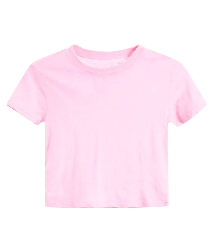 Katie J NYC Girls Fearless Tee Girls Casual Tops Katie J NYC Baby Pink Y/S (7/8)