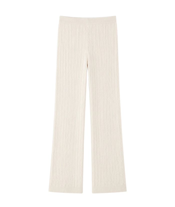 Katie J NYC Girls Jasmine Wide Leg Pants Girls Casual Bottoms Katie J NYC Cream Y/S (7/8)