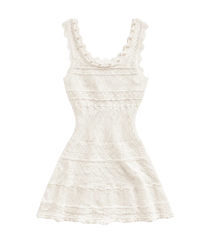 Katie J NYC Girls Jeni Dress Girls Casual Dresses Katie J NYC White Y/S (7/8)