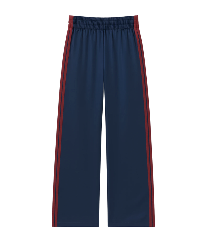 Katie J NYC Girls Jordyn Pants Evening Blue/Burgundy Girls Casual Bottoms Katie J NYC