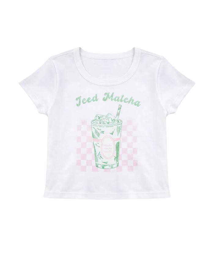 Katie J NYC Girls Matcha Tee Girls Casual Tops Katie J NYC