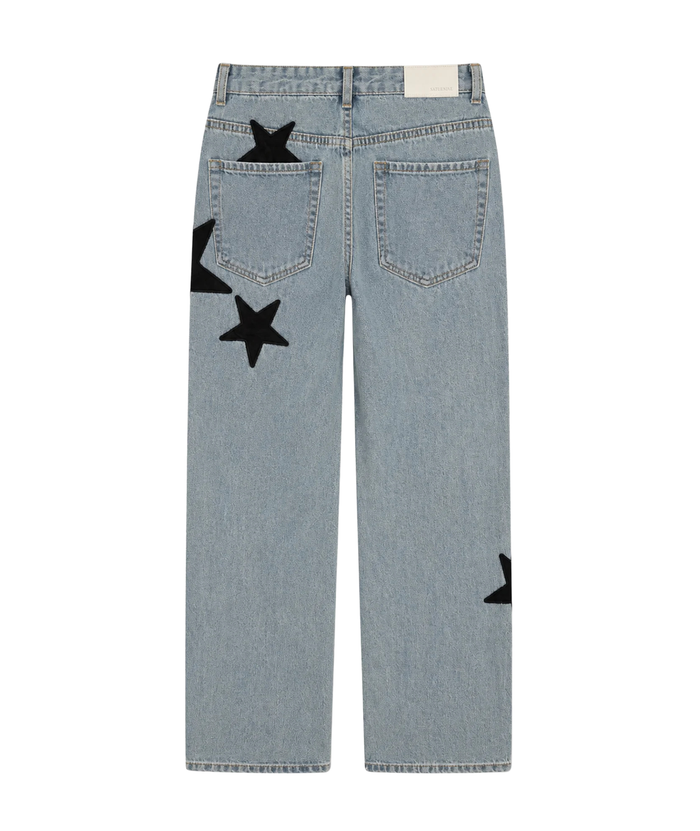 Katie J NYC Girls Philly Black Mid Wash Star Jeans Girls Denim Katie J NYC