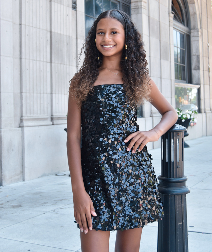 Katie J NYC Girls Robin Sequin Dress Girls Special Dresses Katie J NYC