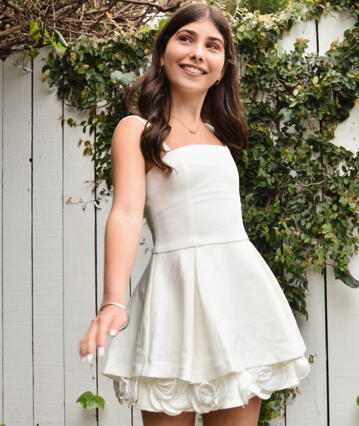 Katie J NYC Girls Rosie Dress Girls Special Dresses Katie J NYC Ivory Y/S (7/8)