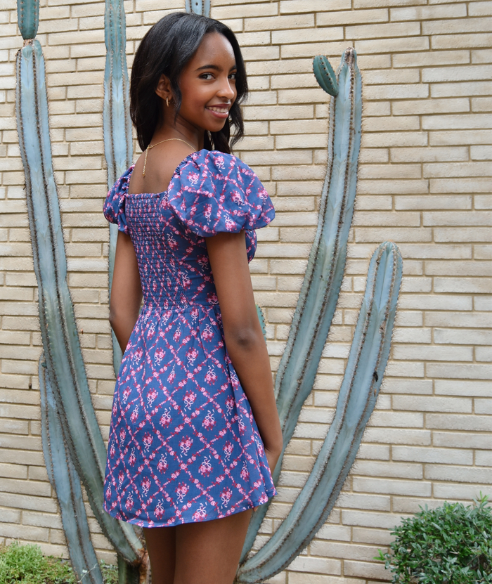 Katie J NYC Girls Sailboat Trellis Greta Dress Distressed/seasonal girls Katie J NYC