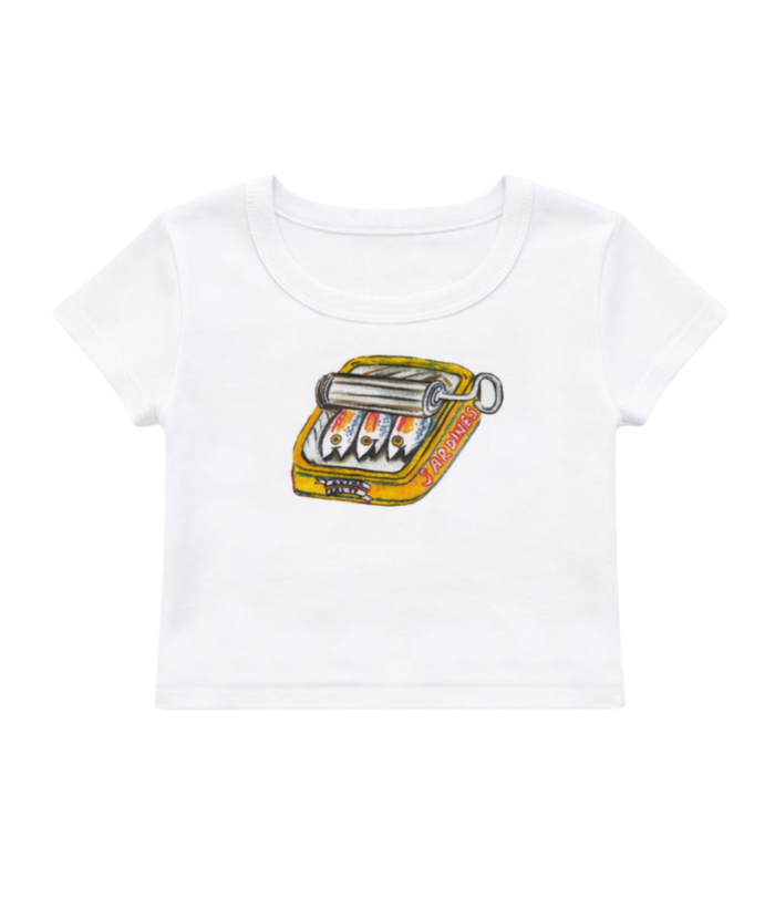 Katie J NYC Girls Sardines Tee Distressed/seasonal girls Katie J NYC