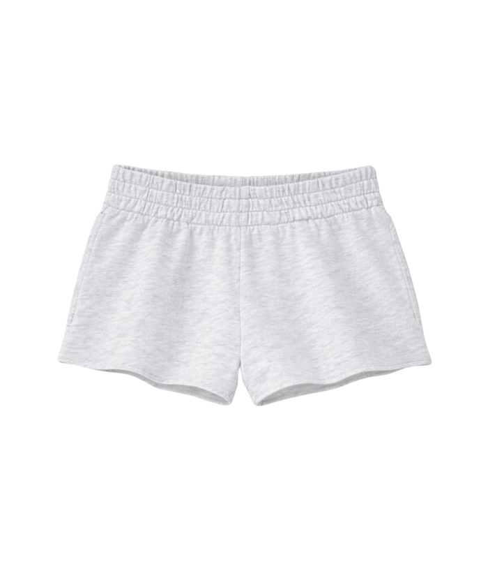 Katie J NYC Girls Tristan Shorts Girls Casual Bottoms Katie J NYC Heather Grey Y/S (7/8)