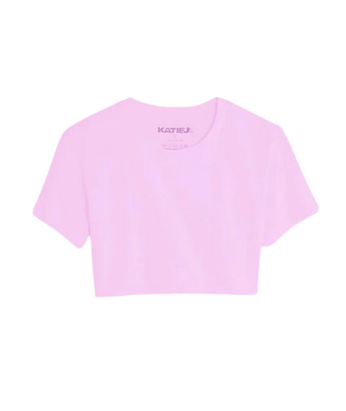 Katie J NYC Girls Tristan Tee Girls Casual Tops Katie J NYC Baby Pink Y/S (7/8)