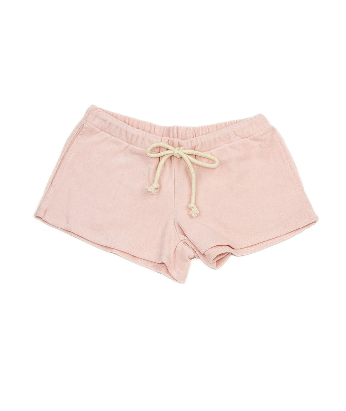 Katie J NYC Girls Tucker Low Waisted Shorts Baby Pink Distressed/seasonal girls Katie J NYC
