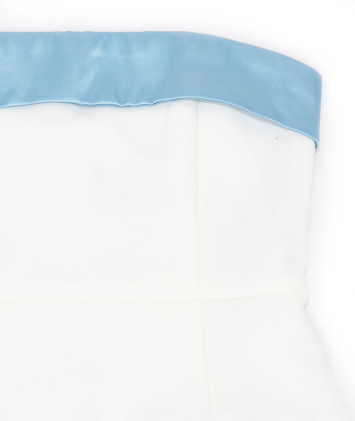 Katie J NYC Girls White/Baby Blue Ember Dress Distressed/seasonal girls Katie J NYC