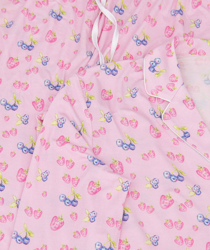 Katie J NYC Juniors Berries and Cream Maia Pants PJ Set Accessories Katie J NYC