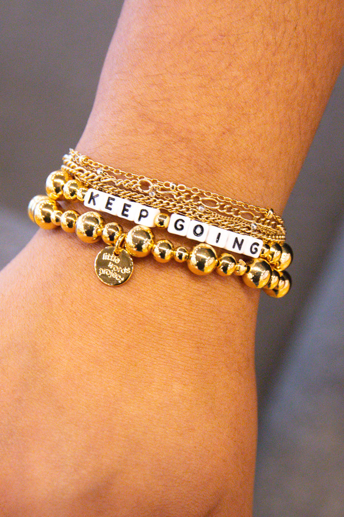 Keep Going - Gold Bubbles Bracelet  - FINAL SALE