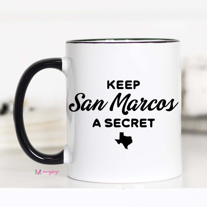 Keep Your Town a Secret Personalized Mug