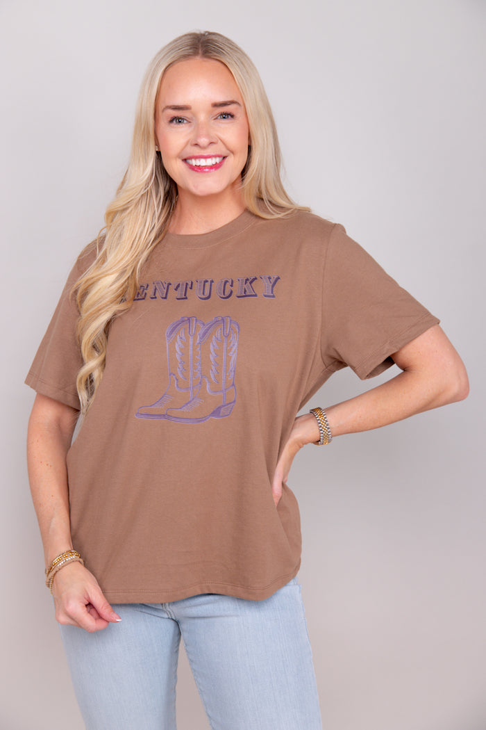 Kentucky Boots Fitted Graphic Tee