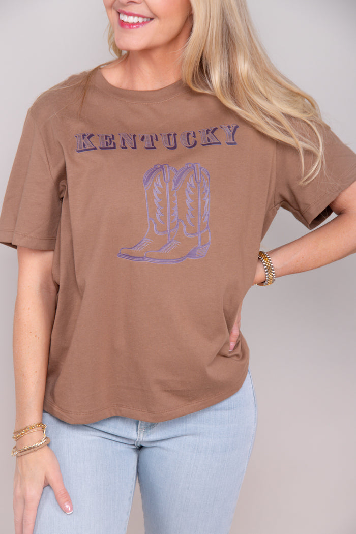 Kentucky Boots Fitted Graphic Tee