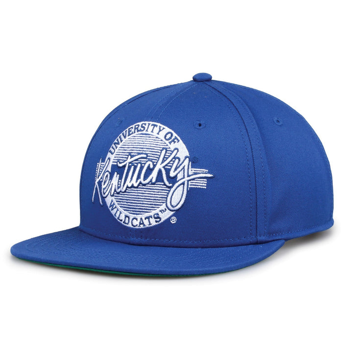 Kentucky Wildcats Retro Circle Snapback - Royal, alternate view 1