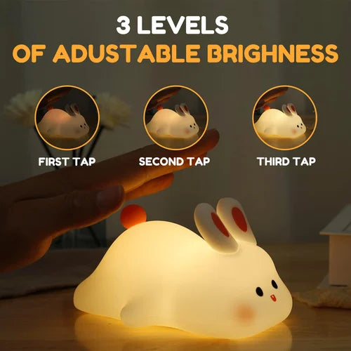 Kids Cute Touch Bunny Night Light