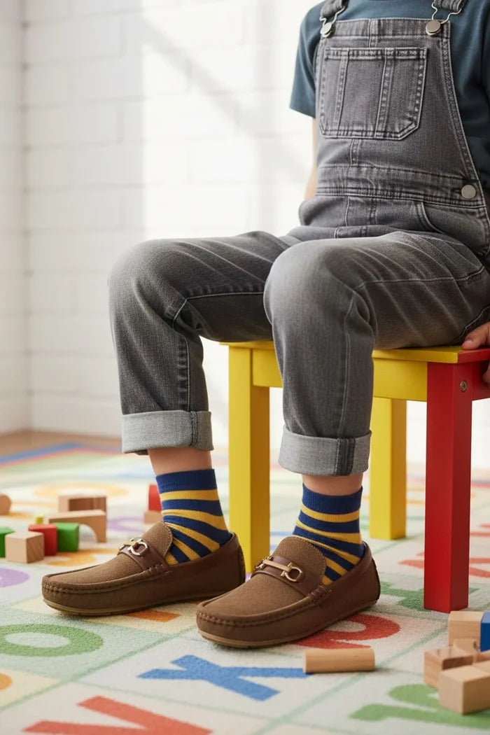 KIDS LOAFER BG-392 ( Large Size)
