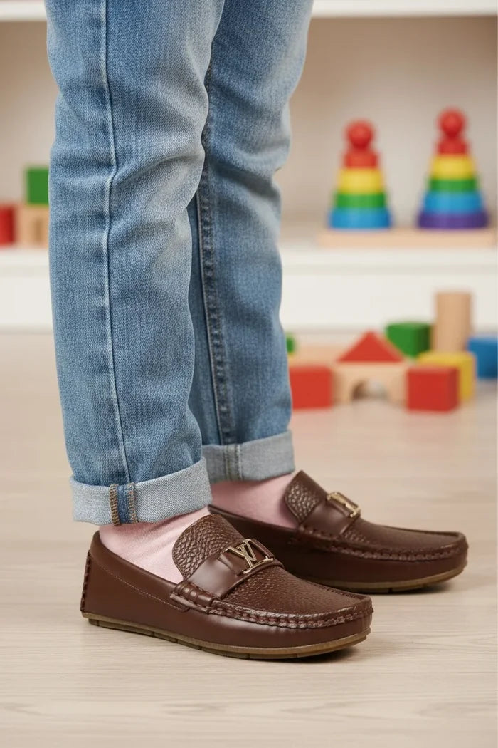 KIDS LOAFER BG-394 ( Large Size)