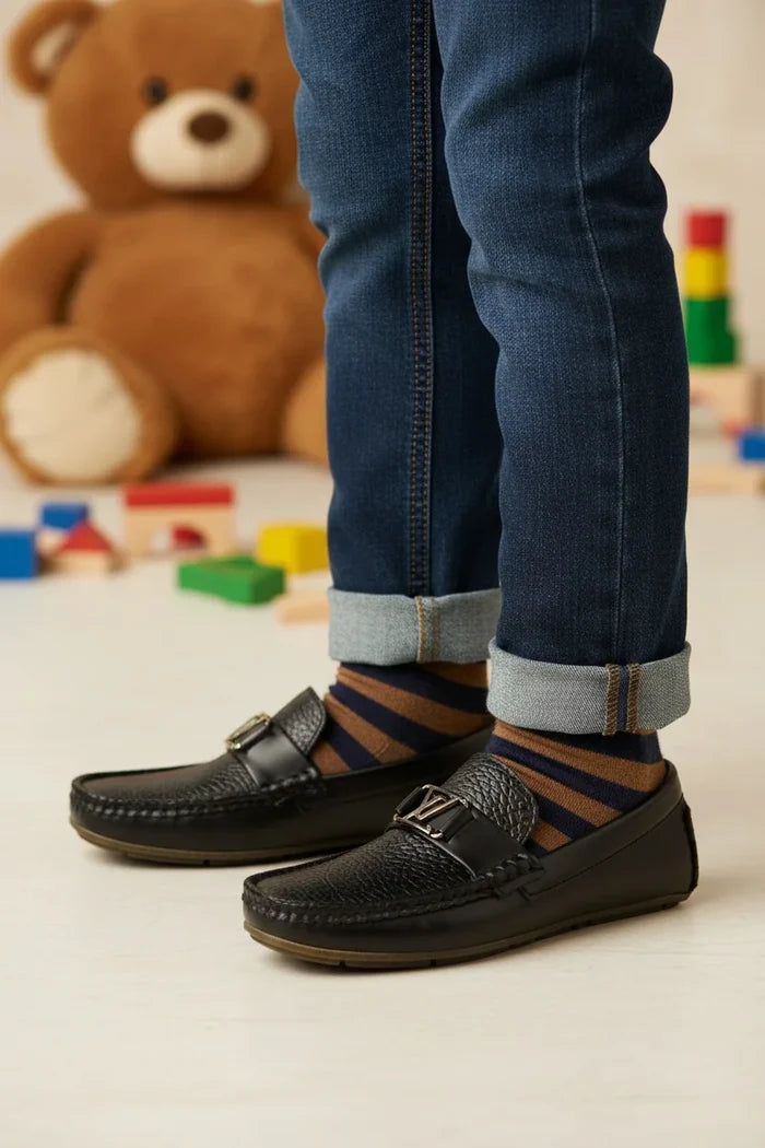 KIDS LOAFER BG-394 ( Large Size)