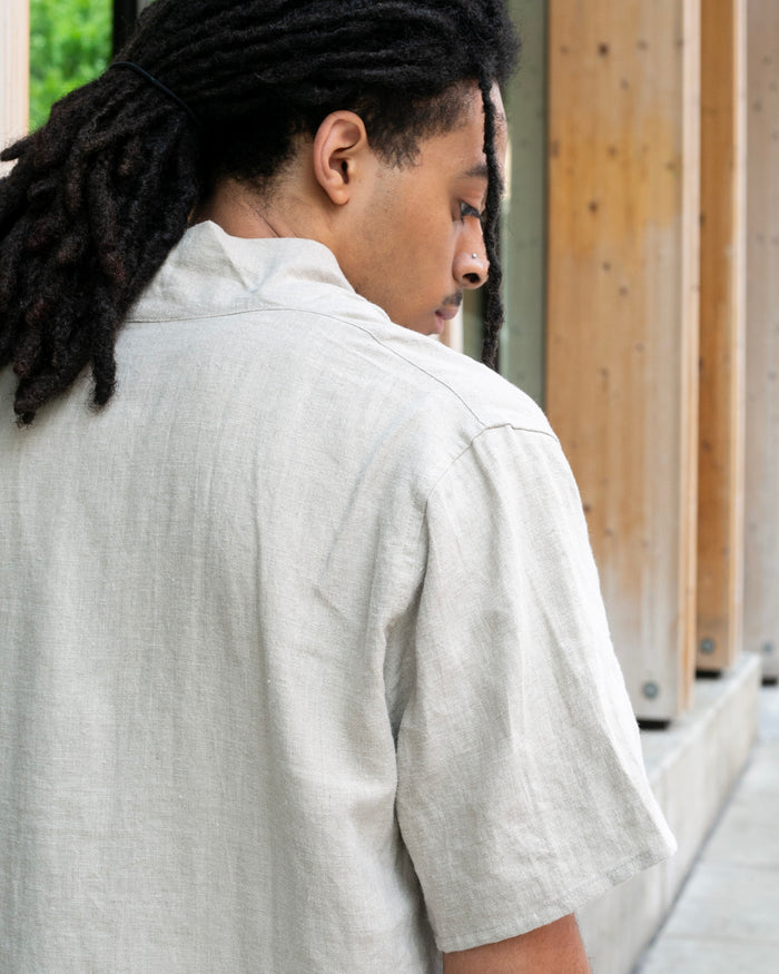 Kiriko Original French Linen Tunic, Beige
