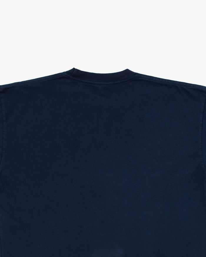 Kiriko Original Tee, 8 oz Cotton, Navy V-Henley