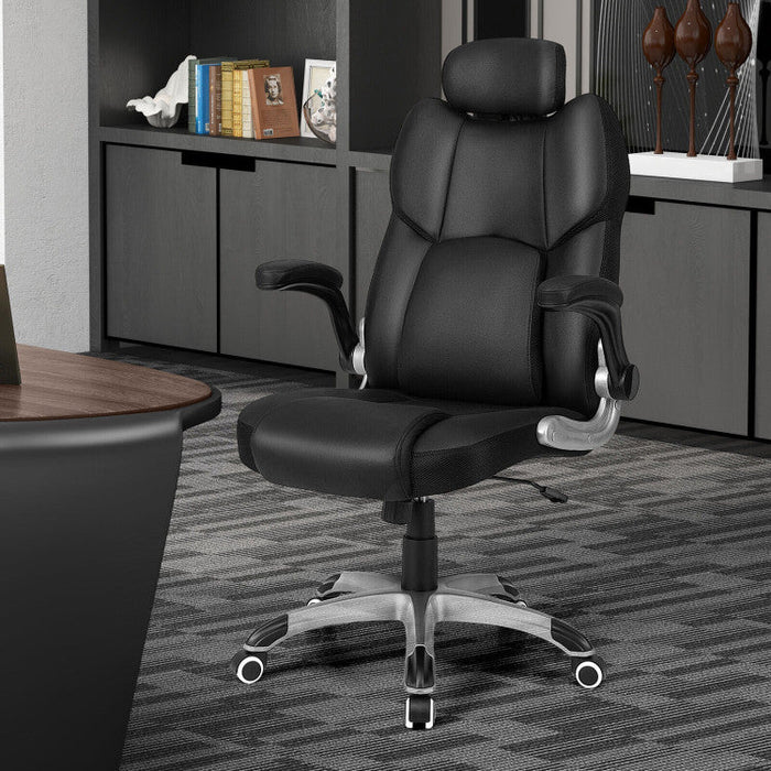 Kneading Massage Office Chair With Adjustable Headrest