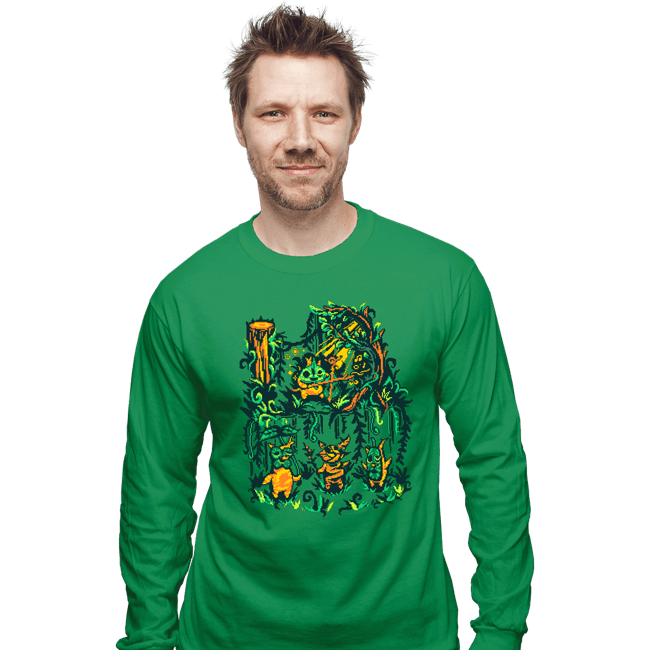 Long Sleeve Shirts, Unisex / Small / Irish Green