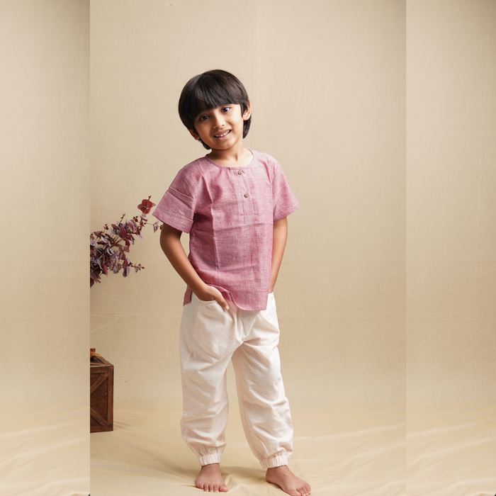 Kurta Shirt' - Boys' Cotton Shirt (1-7 Years)
