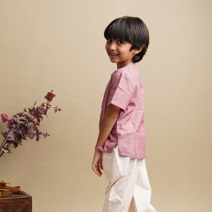 Kurta Shirt' - Boys' Cotton Shirt (1-7 Years)