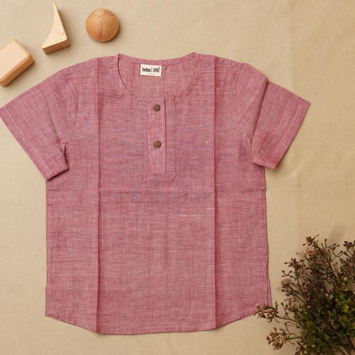 Kurta Shirt' - Boys' Cotton Shirt (1-7 Years)