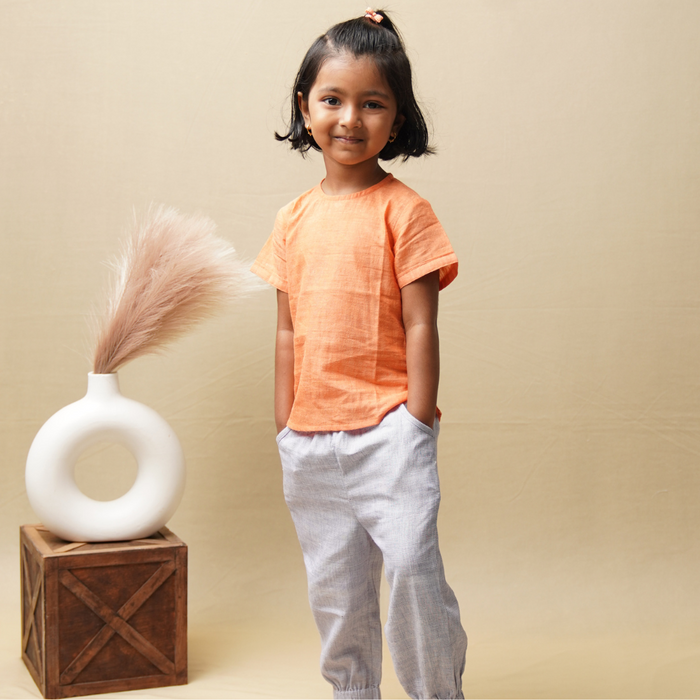 Kurti Top' - Girls' Cotton Top (1-6 Years)