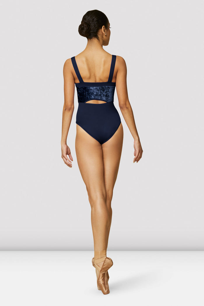 Ladies Akira Velvet Wide Strap Leotard - BLOCH US