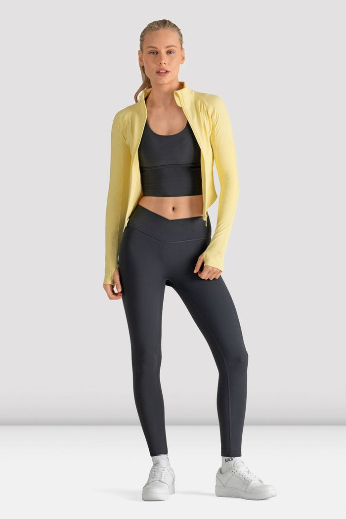Ladies Apex Rib Contour Zip Jacket