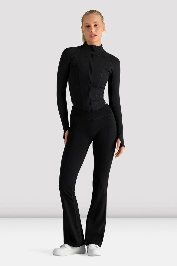 Ladies Apex Rib Contour Zip Jacket