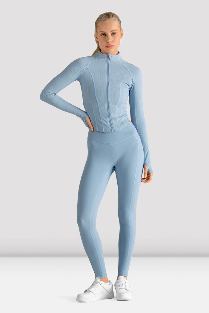 Ladies Apex Rib Contour Zip Jacket