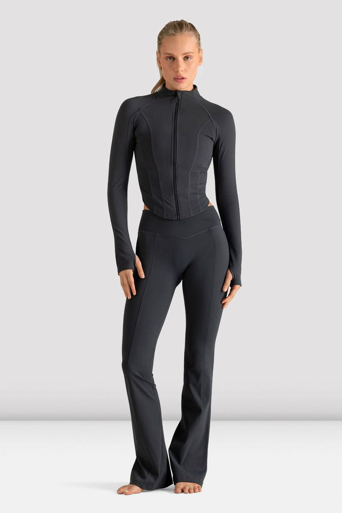 Ladies Apex Rib Contour Zip Jacket
