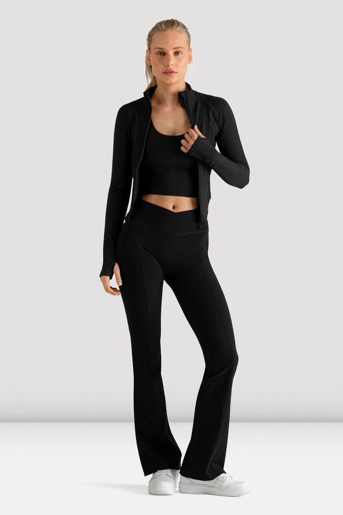 Ladies Apex Rib Contour Zip Jacket