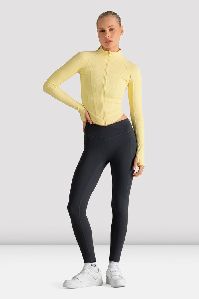 Ladies Apex Rib Contour Zip Jacket