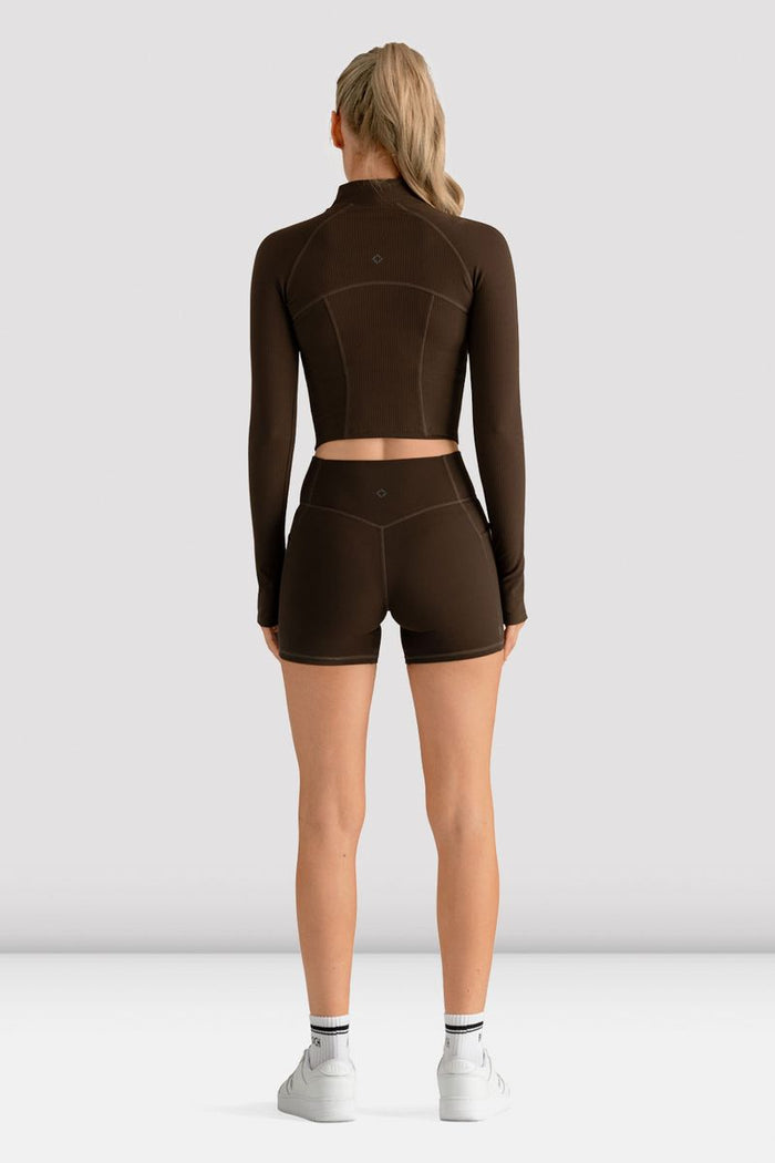 Ladies Apex Rib Contour Zip Jacket