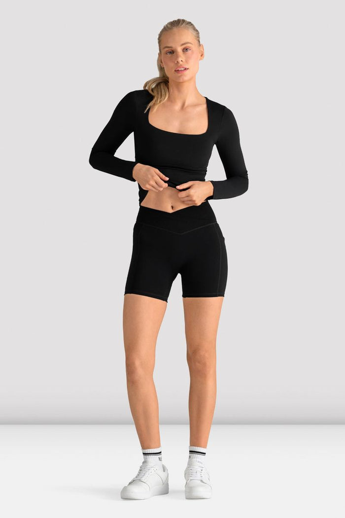 Ladies Apex Wrap Waist Short