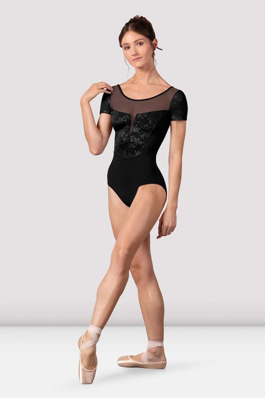 Ladies Christina Cap Sleeve Leotard