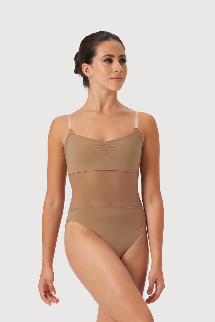 Ladies Cordelia Mesh Panel Bodysuit - BLOCH EU