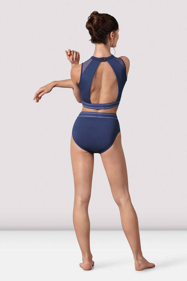 Ladies Dakota Open Back Crop Top